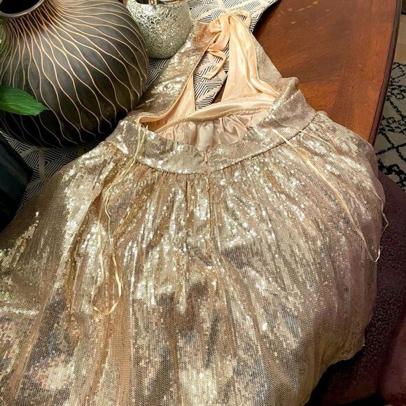 Sequin Halter Dress  - Picture 4 of 6